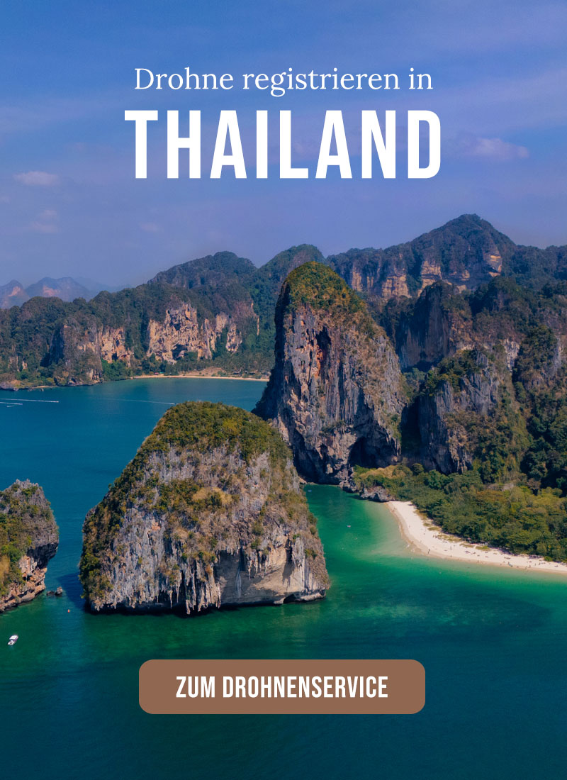 Drohne in Thailand registrieren.