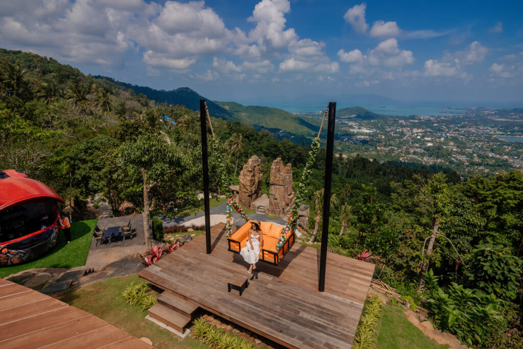 The Roof Samui Restaurant Mit Fantastischen Viewpoint