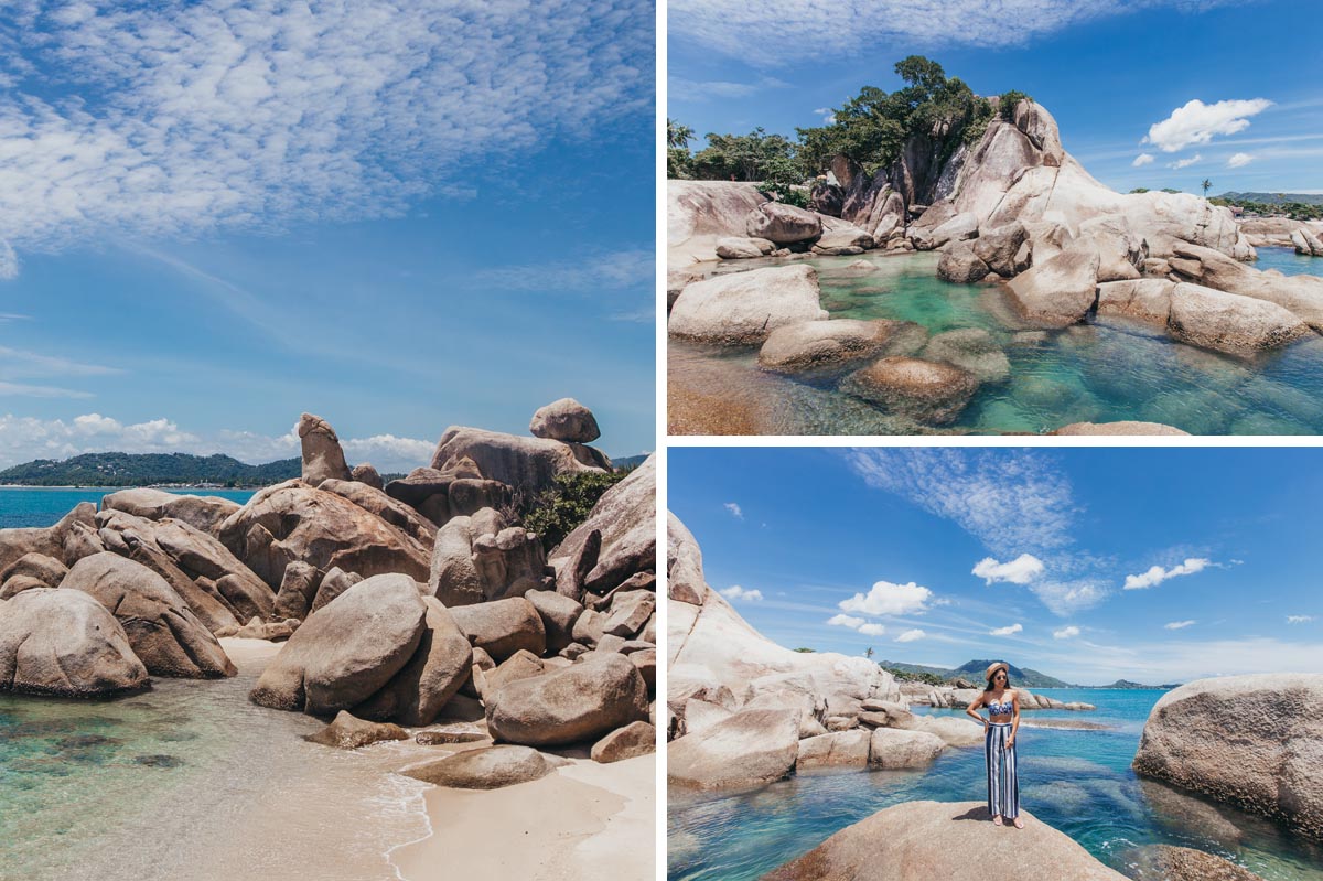 Die faszinierenden Hin Ta Hin Yai Felsen gehören zu Recht zu den meistbesuchten Sehenswürdigkeiten von Koh Samui.