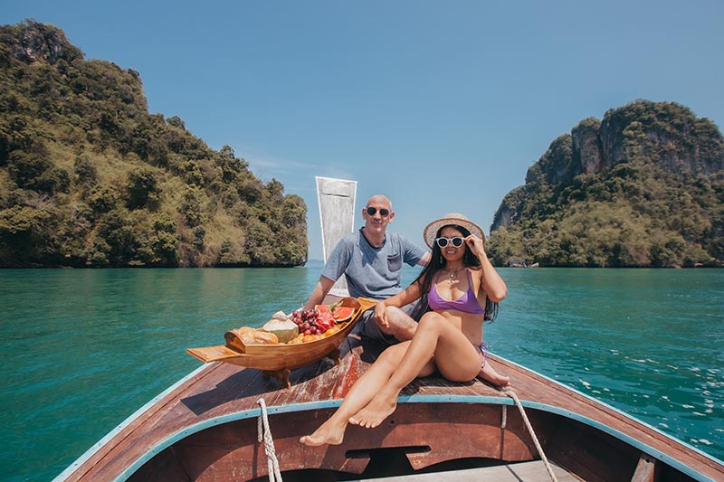 Leben in Thailand - Sonnenstunden auf dem Longtail Boot