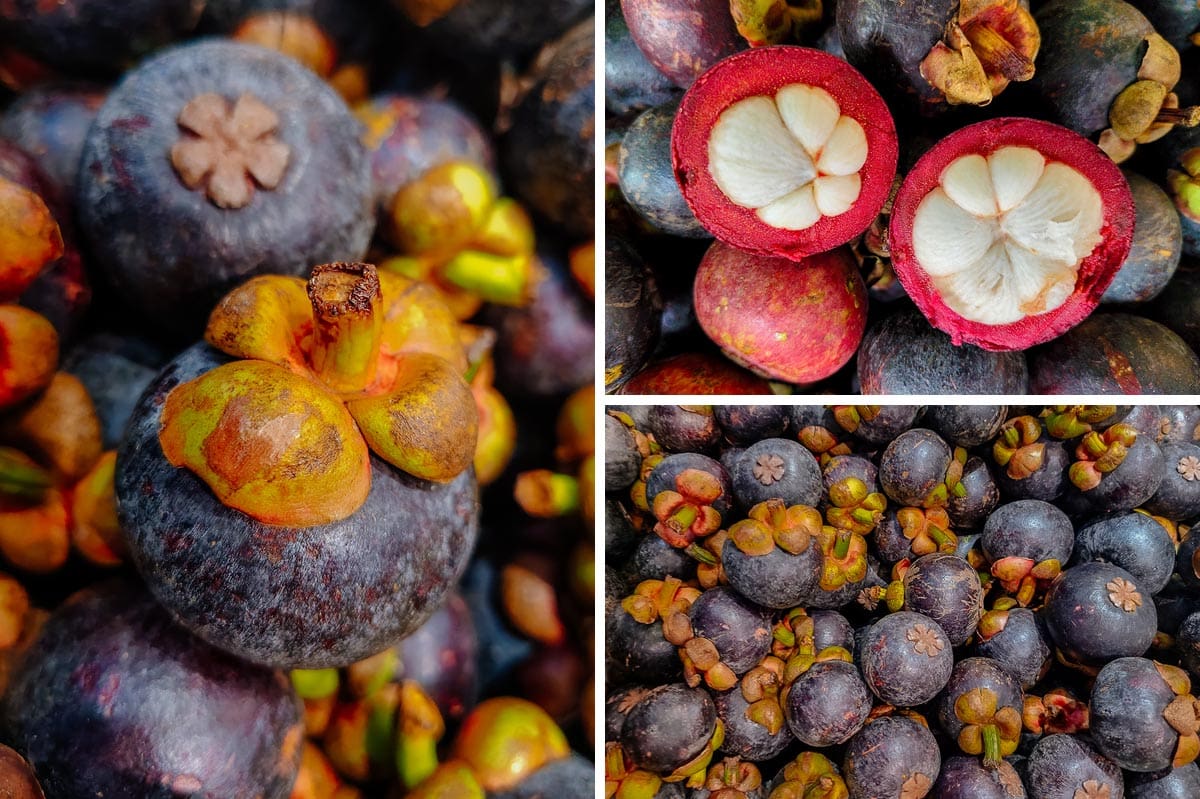 Mangosteen Frucht in Thailand