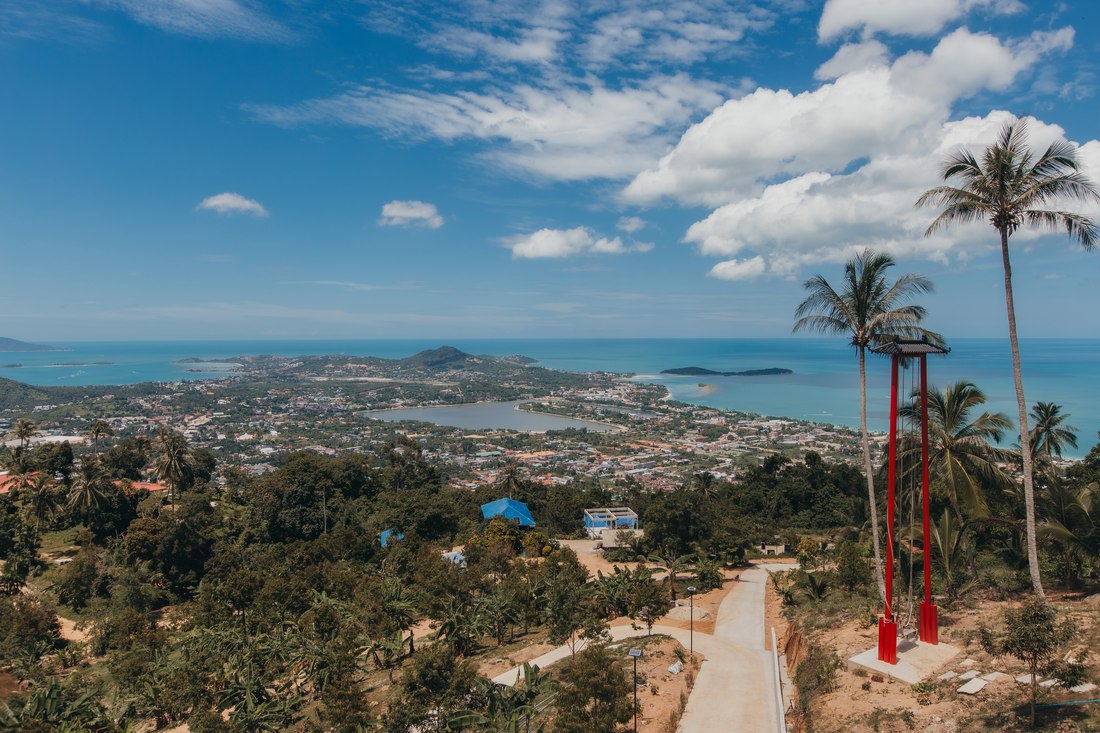 Panoramablick vom Highland Paradise Koh Samui Aussichtspunkt