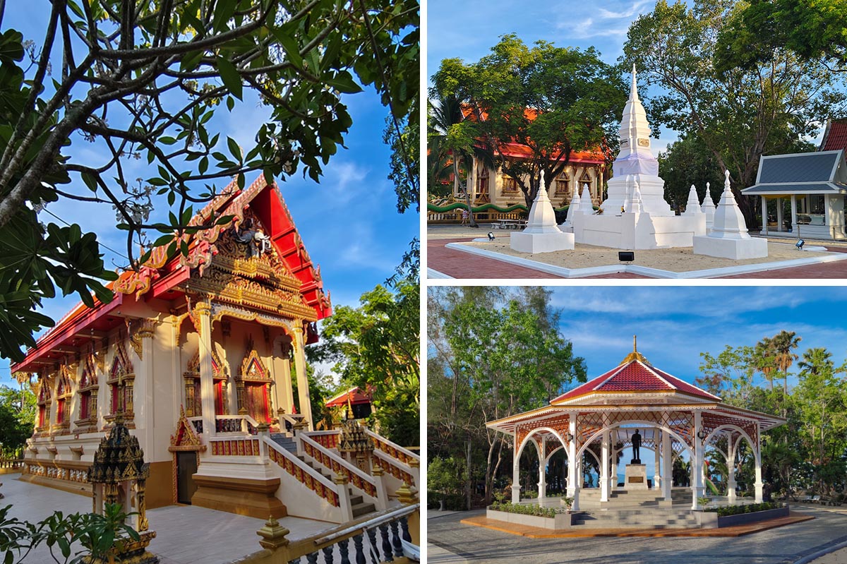 Koh Samui Tempel: Der Wat Na Phra Lan befindet sich in Maenam