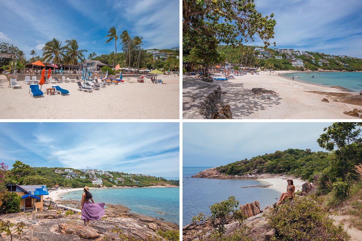 Thongson Bay Beach ist ein ruhiger abgelegener Strand auf Koh Samui