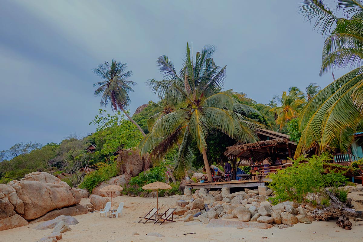 Der Aow June-Juea Beach auf Koh Tao