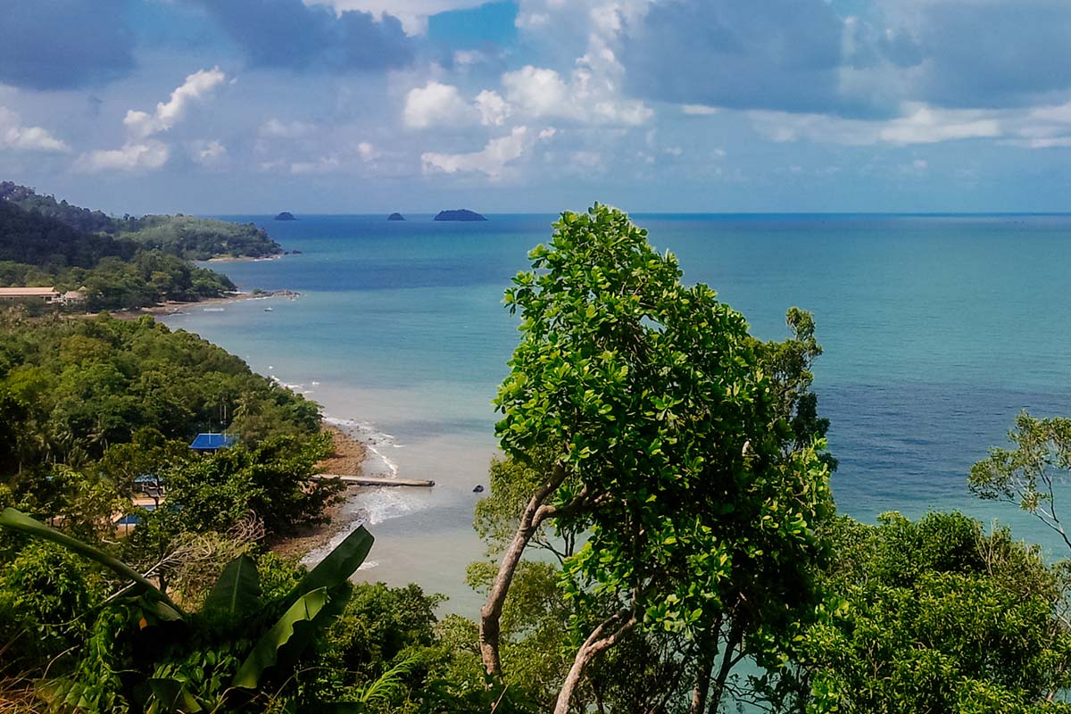 Aussicht auf Koh Chang von oben