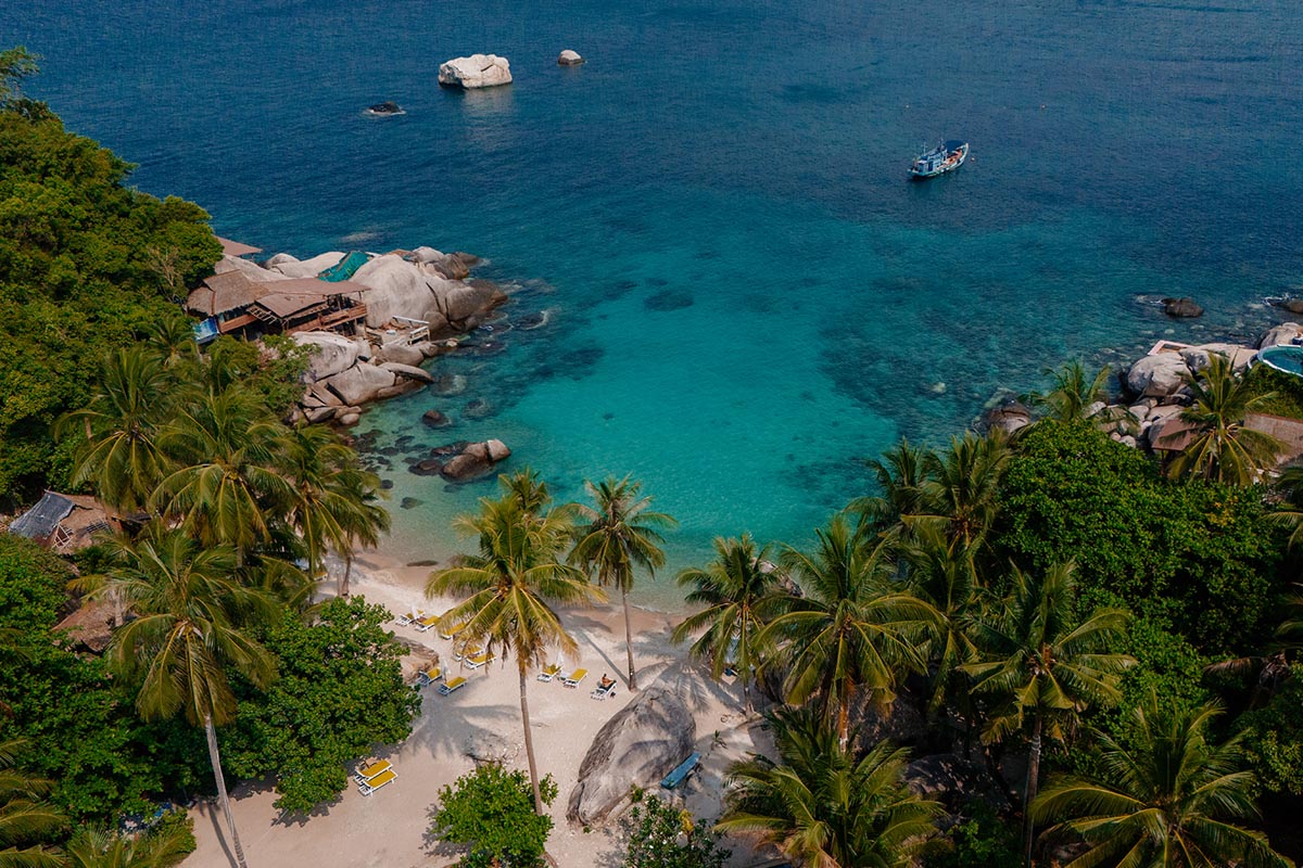 Jansom Bay zauberhafte Bucht auf Koh Tao