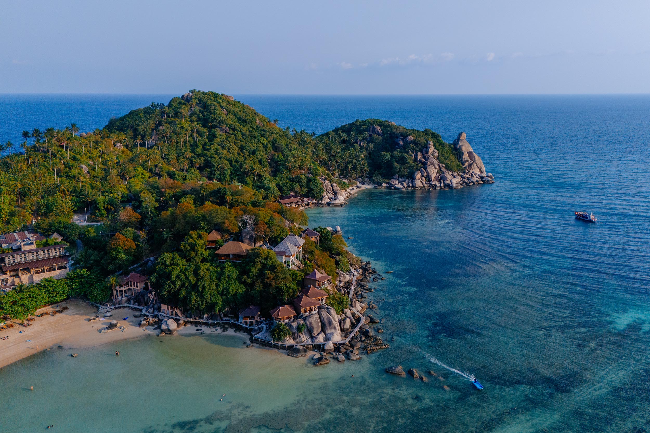 Koh Tao in Thailand Dronenbild