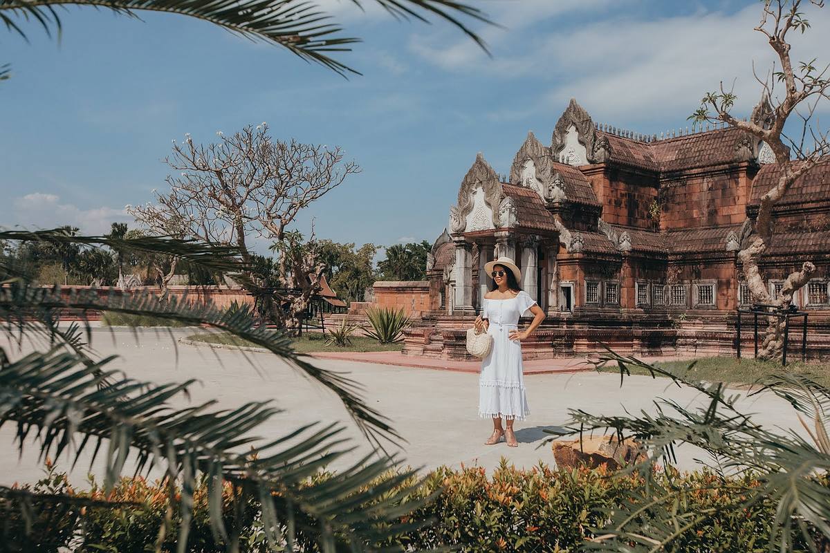 Ancient City - Muang Boran altertümliche Bauwerke, den originalen nachempfunden