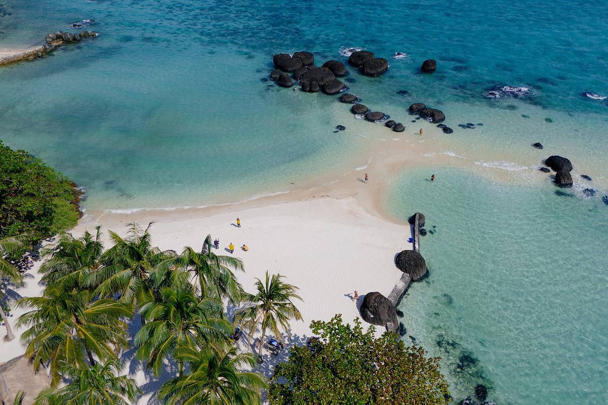 Die wunderschöne Sandbank von Koh Kahm