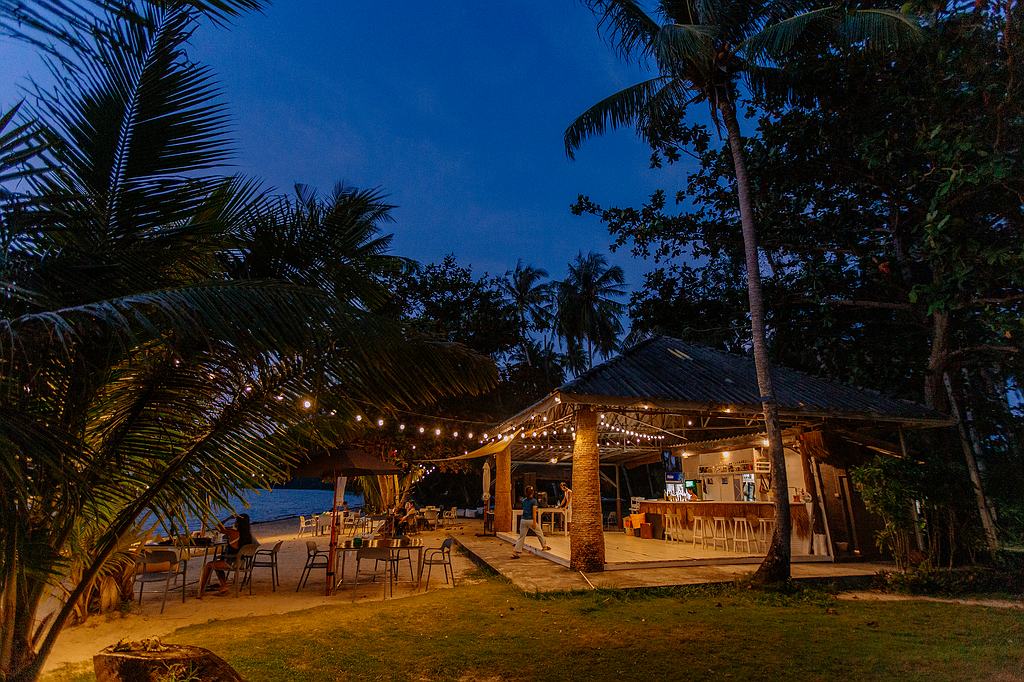 Abendstimmung an der Beachbar Koh Mak