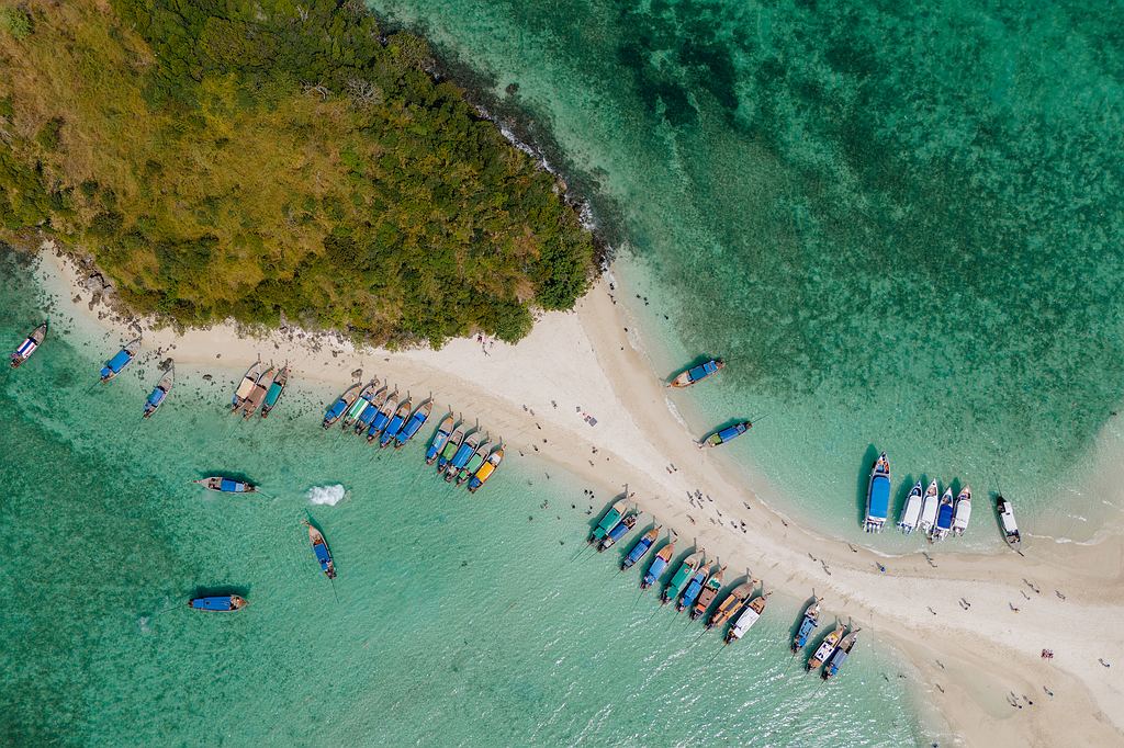 Tup Island von oben fotografiert