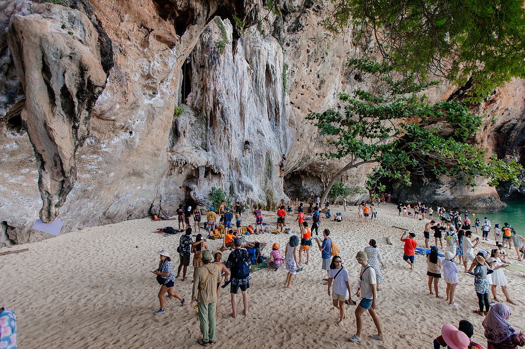 Klettern am Phra Nang Beach