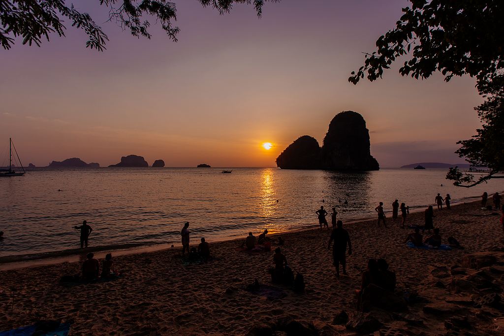 Sonnenuntergang auf Railay