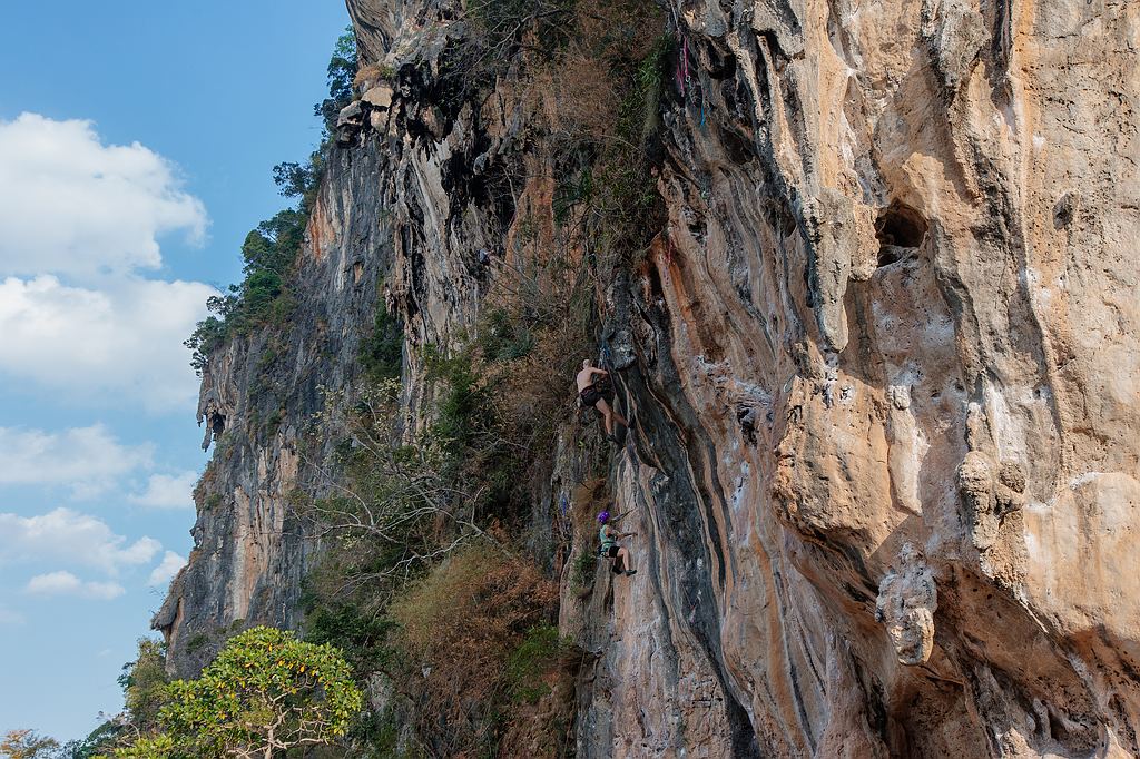 Klettern am Railay Beach