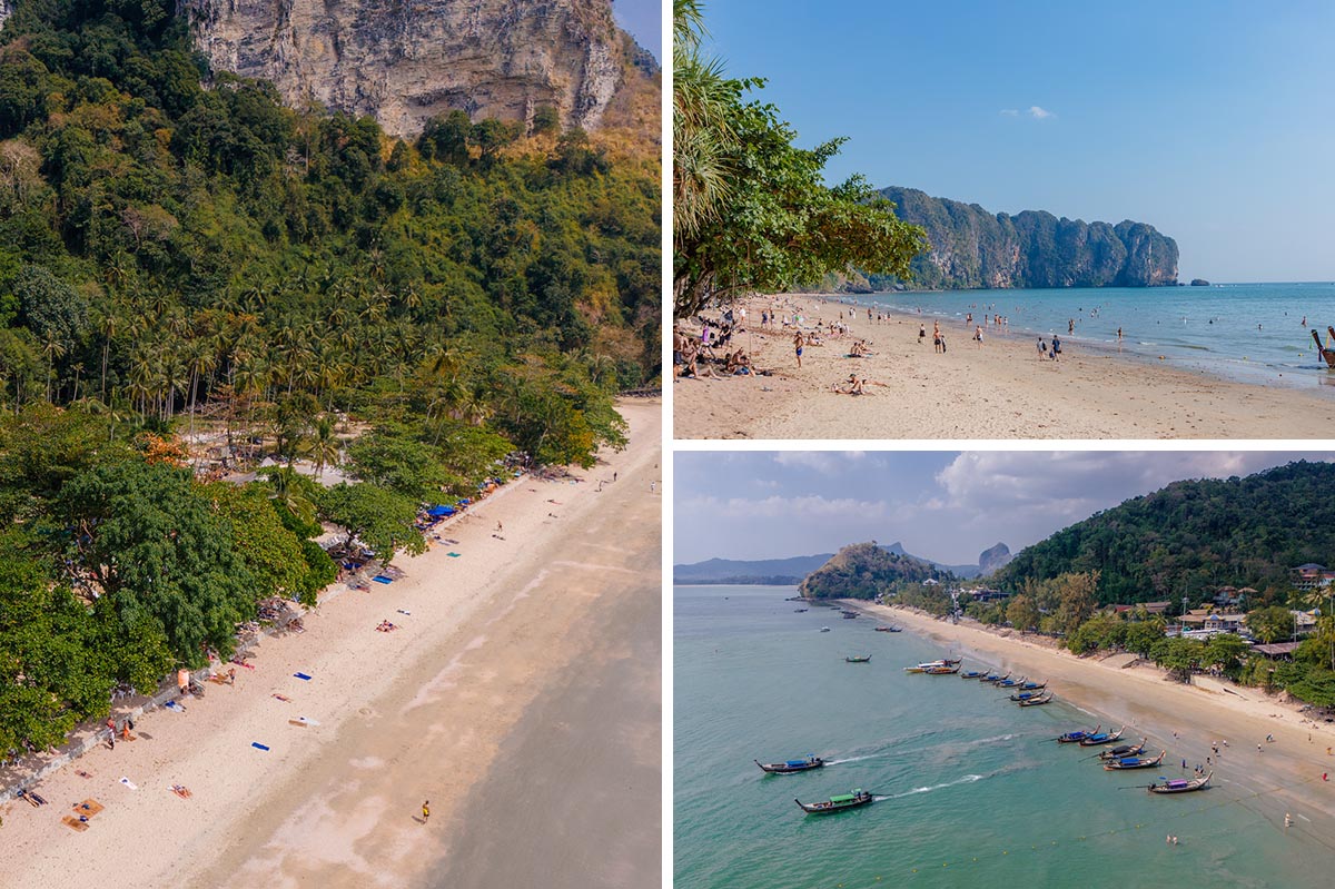 Der berühmte Ao Nang Beach in Krabi