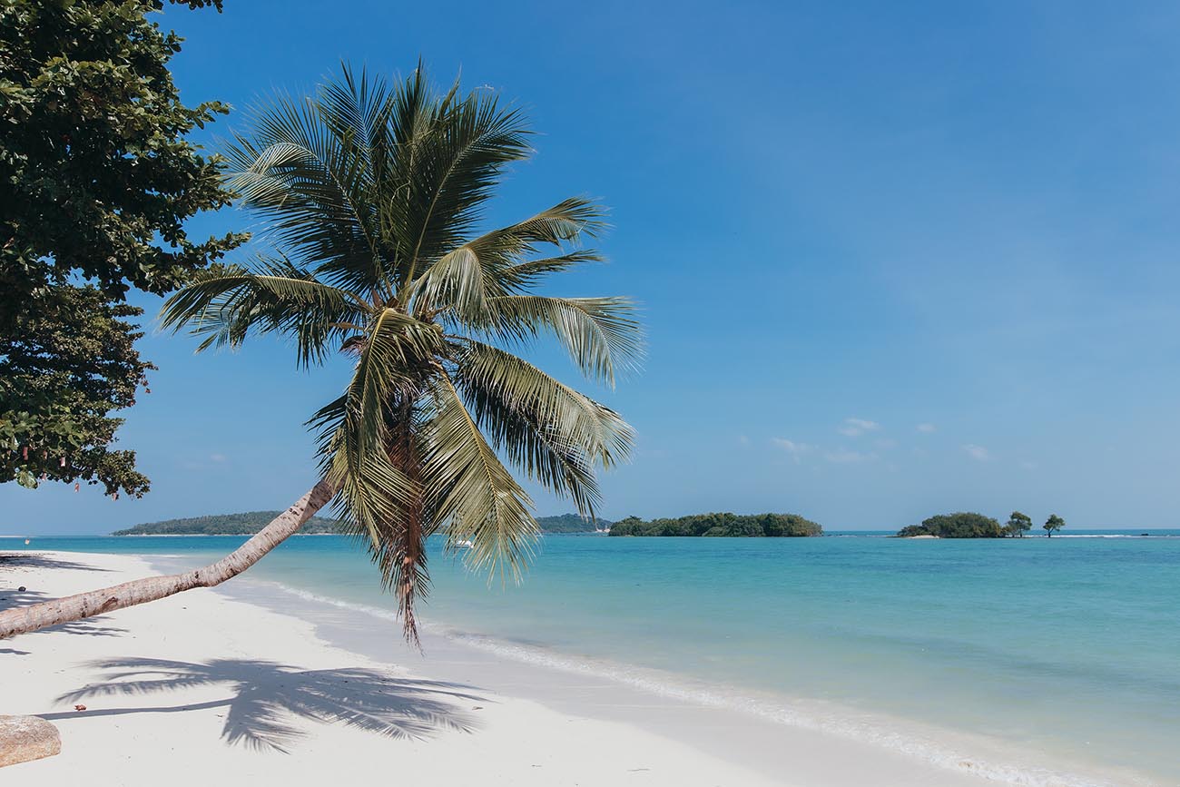 Der ruhige Chaweng Beach im Norden