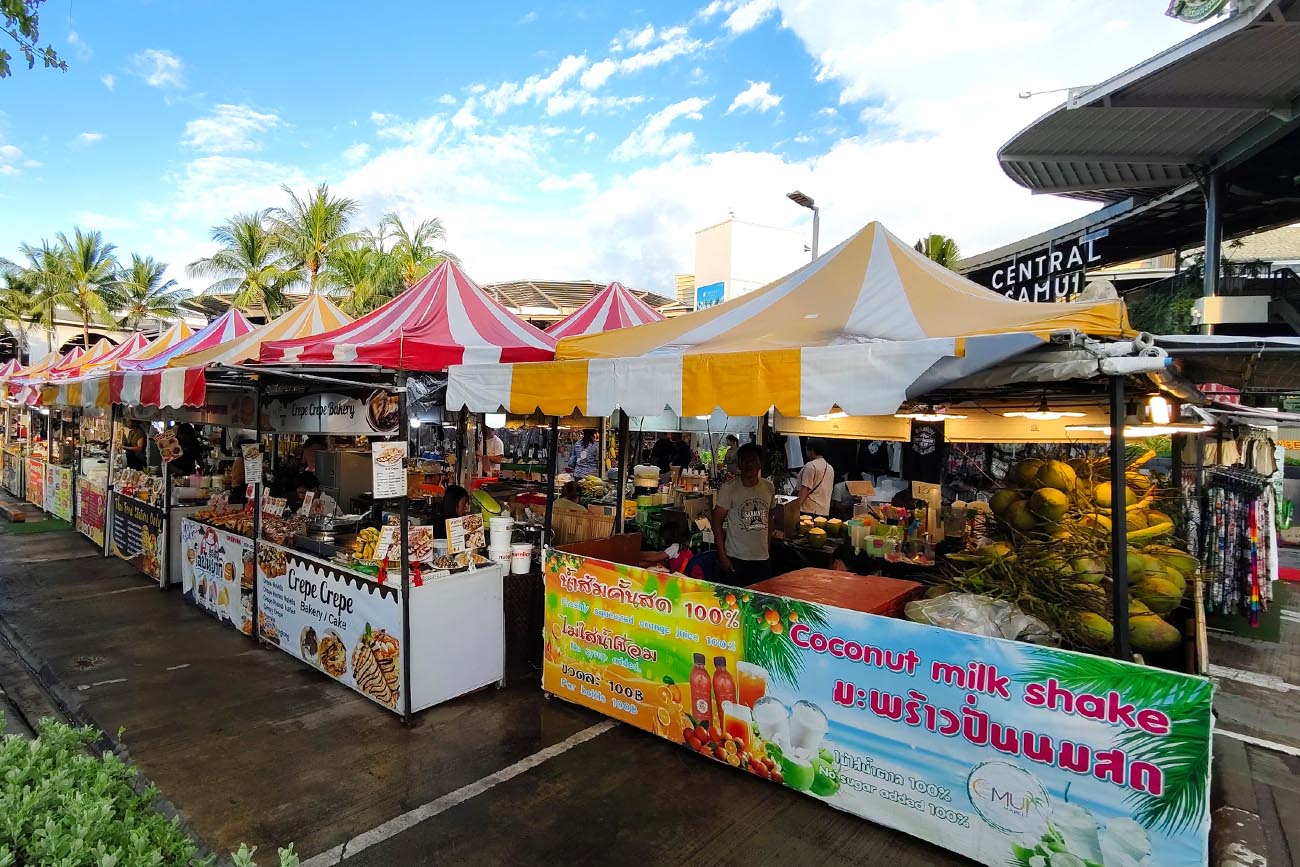 Food-Market Chanweg Beach