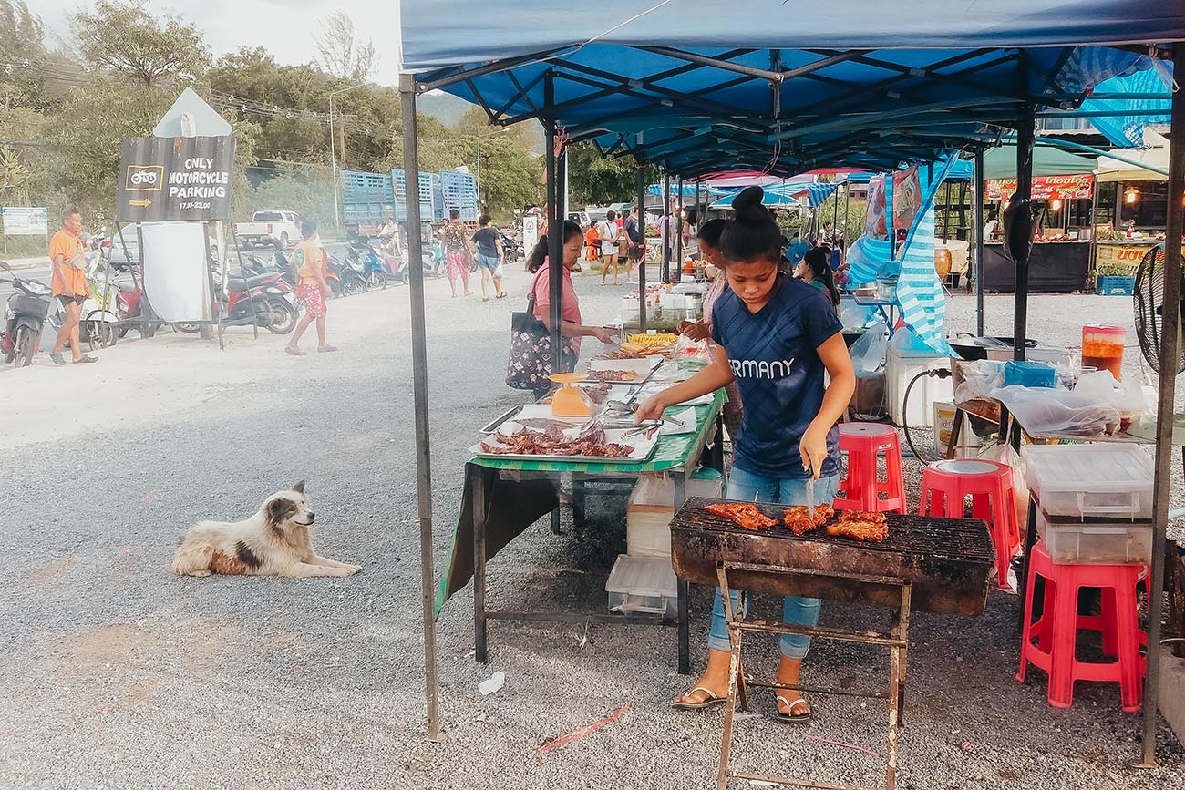 Bang Niang Markt in Khao Lak