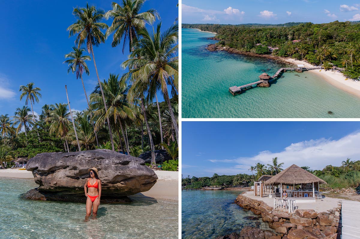 Koh Kood, eine der schönsten Inseln in Thailand. Mit kristallklarem Wasser, Palmenstränden. Naturbelassene Insel im Osten Thailands, bekannt für Ruhe, Ursprünglichkeit undtraumhaften Badebuchten.