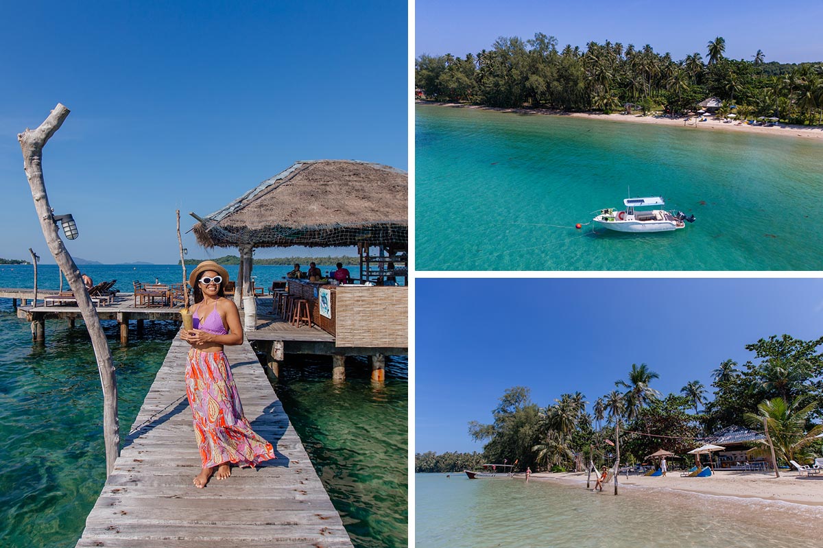 Koh Mak mit ruhigen Stränden, türkisfarbenem Meer und charmanten Strandbars auf Holzstegen – kleine, nachhaltige Insel zwischen Koh Chang und Koh Kood, ideal für Erholung und Genuss