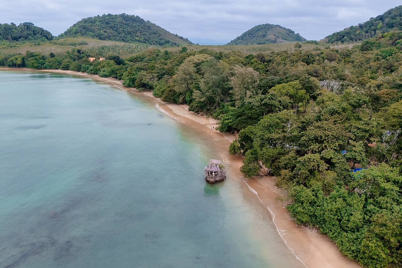 Luboa Beach (North Beach) Drohnen Bild