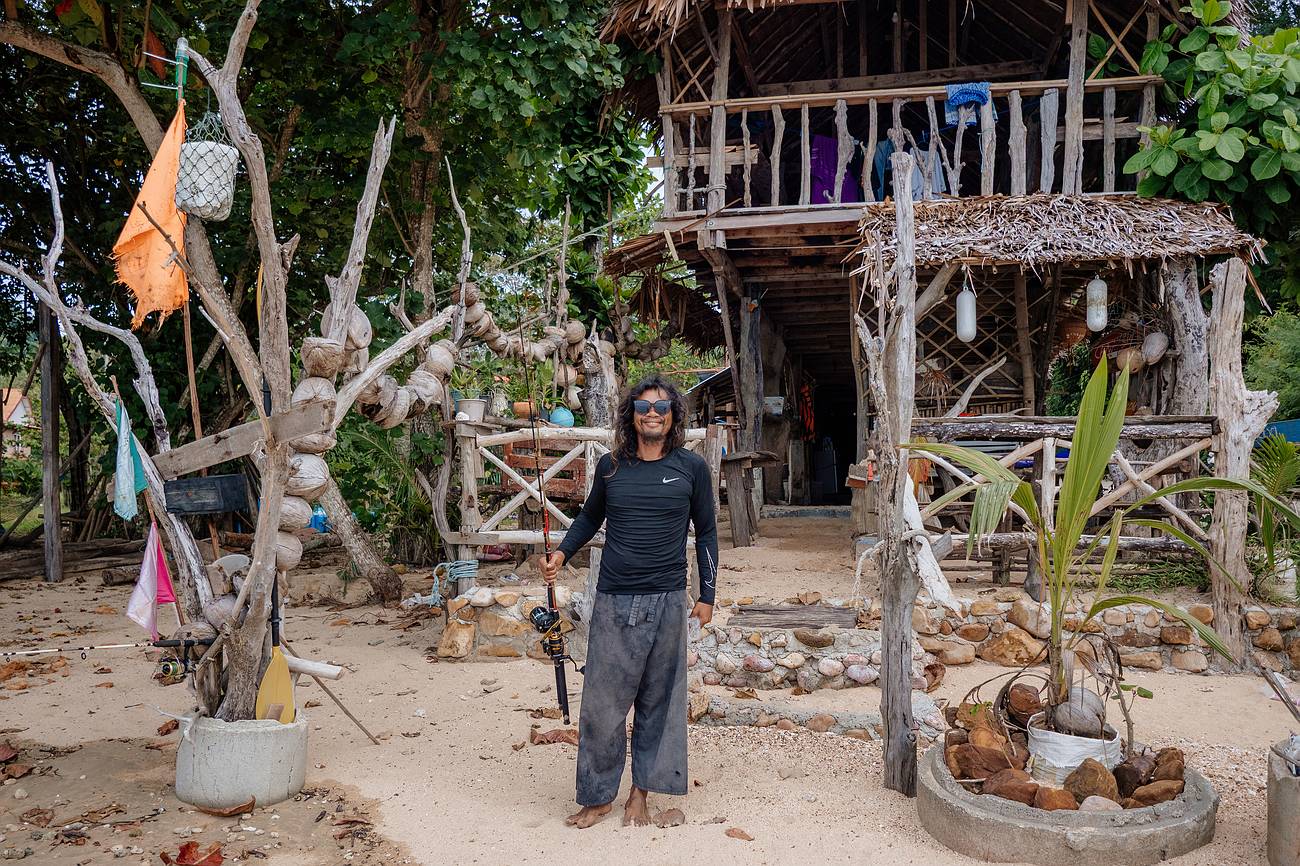 Fischer und Tour Guide auf Koh Jum