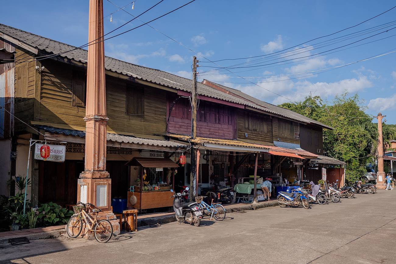 Holzhäuser im Oldtown