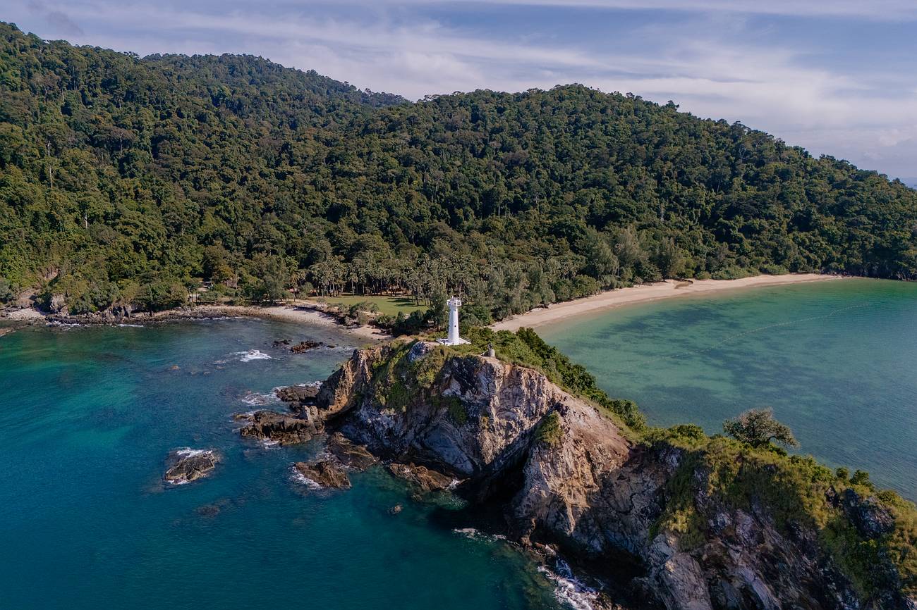 Der markante Leuchtturm im Mu Ko Lanta Nationalpark