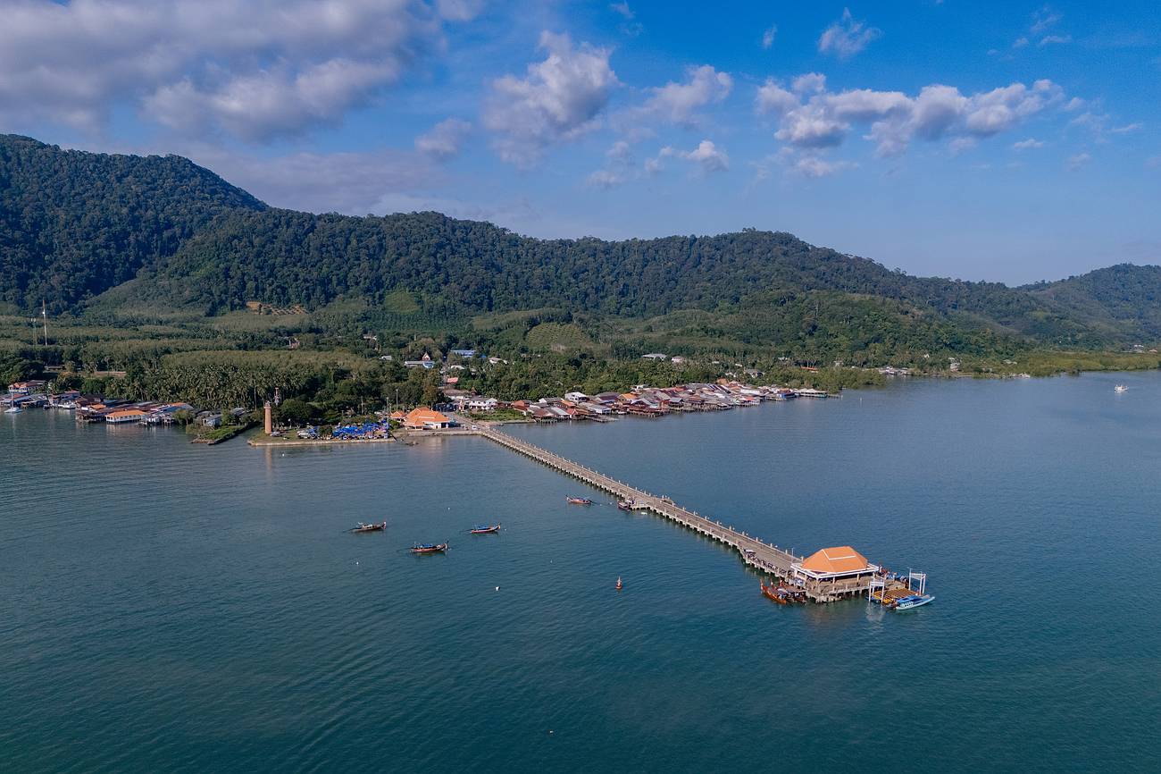 Das Pier von Old Town Koh Lanta