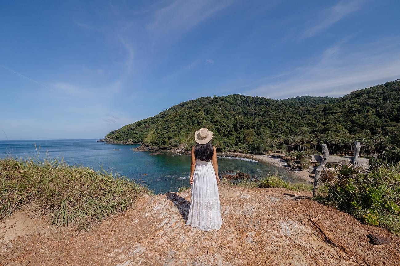 Fantastischer Ausblick über den National park auf Koh Lanta