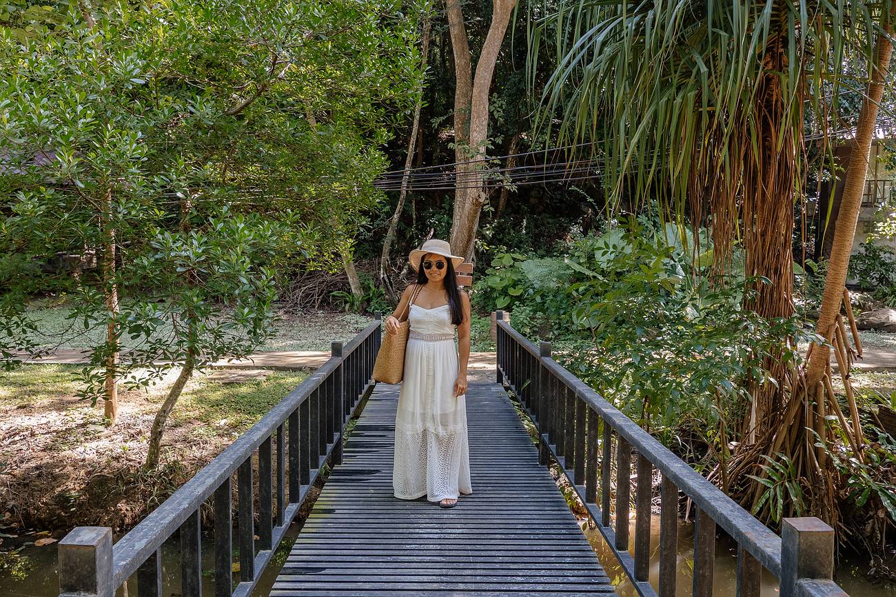 Kleine Brücke im Mu Ko Lanta National Park