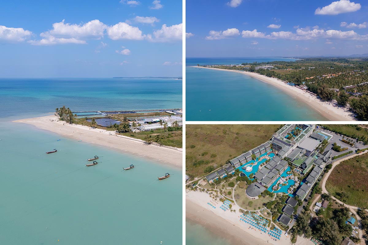 Der Thap Tawan Beach und das Le Méridien Khao Lak Resort & Spa