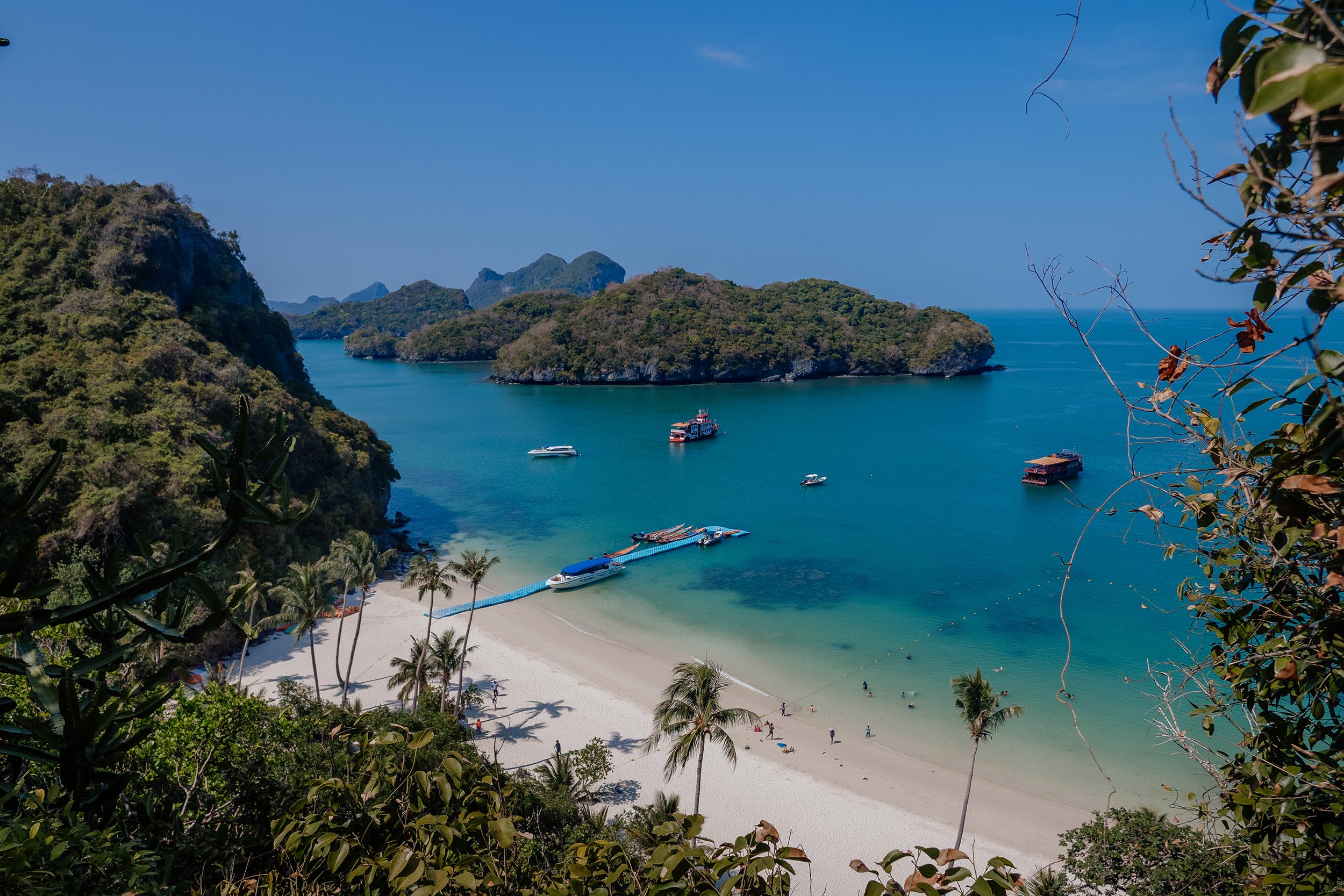 Ausblick auf die Insel Wua Talap im Ang Thong Nationalpark