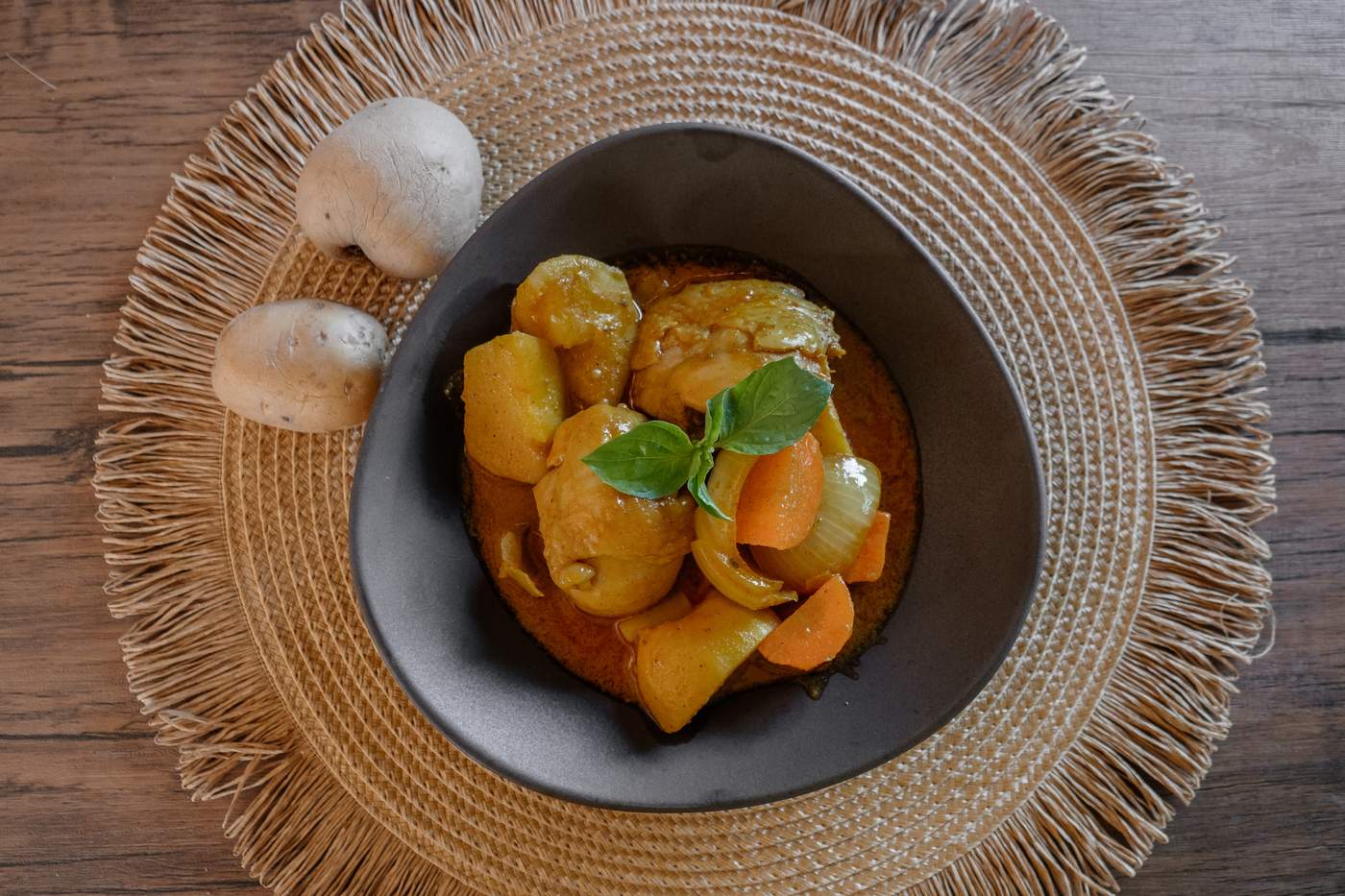 Rezept Gelbes Thai Curry mit Huhn