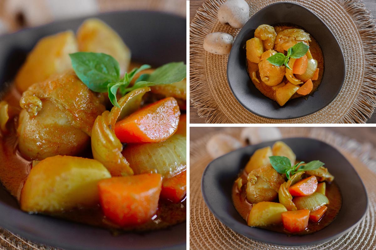 Gelbes Thai Curry Gaeng Kari
