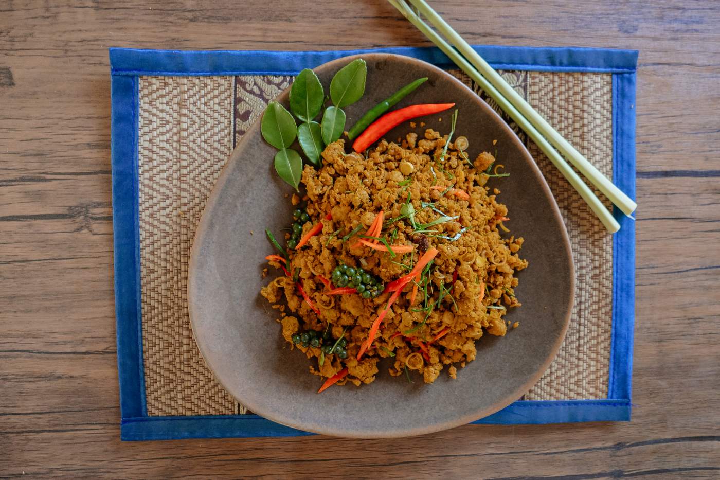 Rezept für Khua Kling Moo mit Schweinefleisch