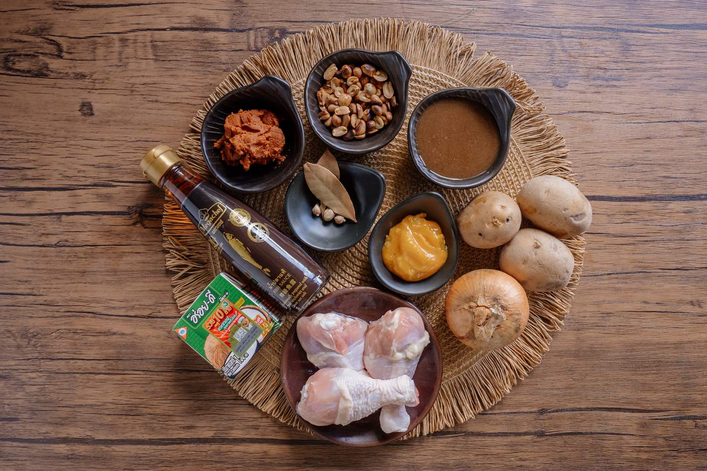 Zutaten für Massaman Curry