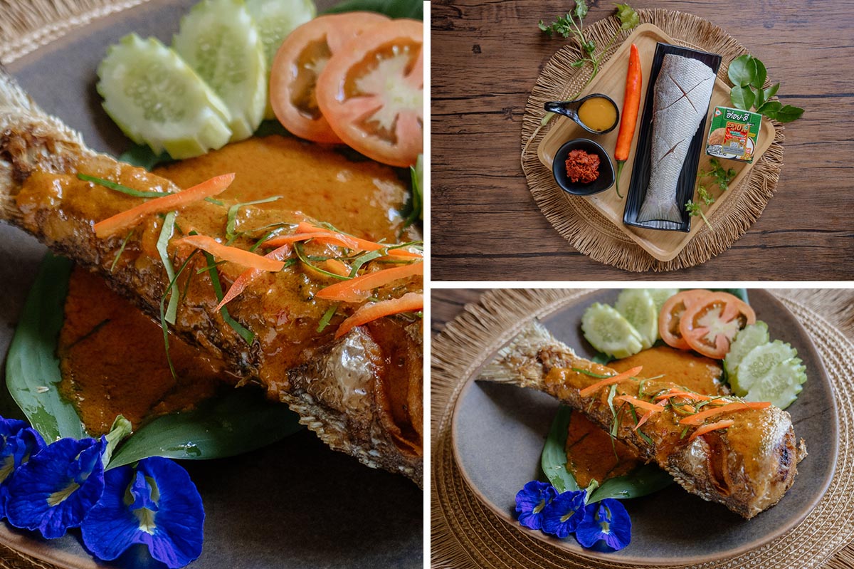Pla Choo Chee – Fisch mit roter Currysauce