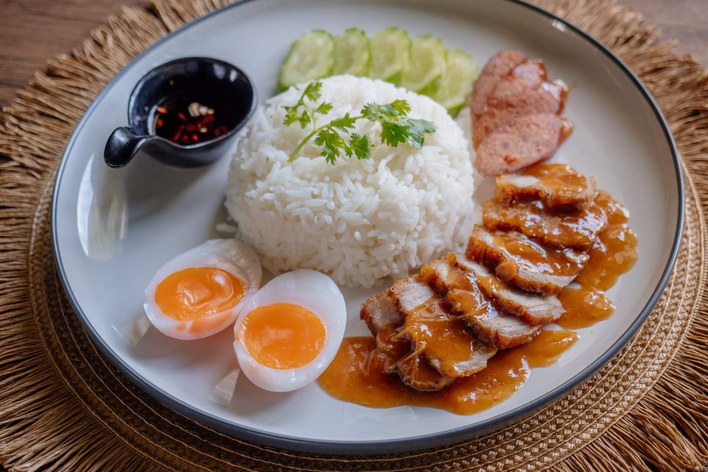 Khao Moo Grob einfach selber zubereiten