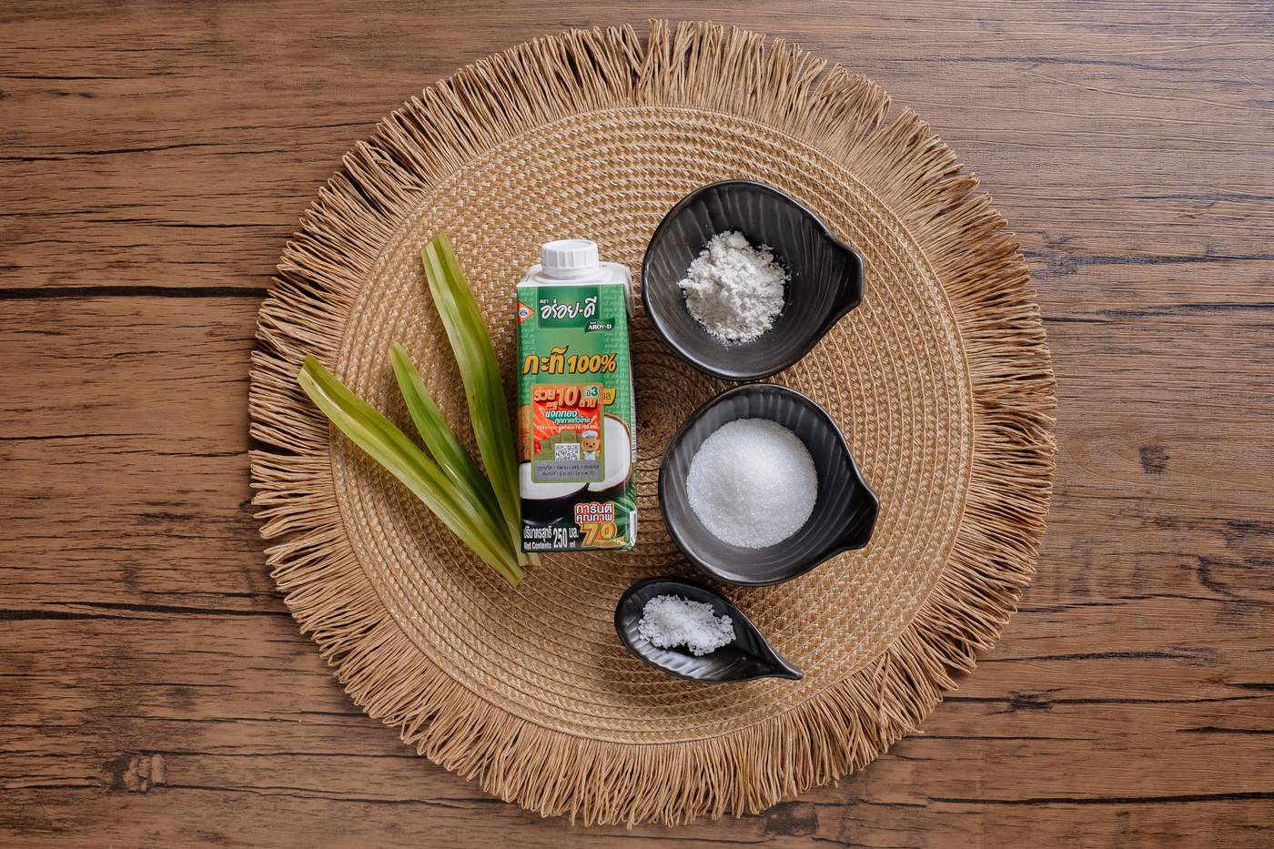 Die Zutaten für die Soße zu Mango Sticky Rice